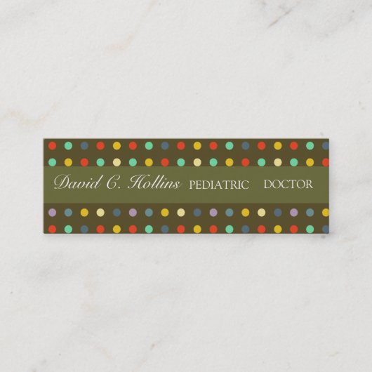 Super Cool kinderarts Mini Visitekaartje (Voorkant)