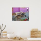 Super Cool Los Angeles Poster! Poster (Keuken)