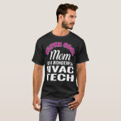 Super Cool Mam van HVAC Tech Funny Gift  T-shirt (Voorkant volledig)