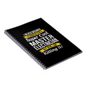 Super Cool Master Electricia Funny Gift Notitieboek (Rechterzijde)