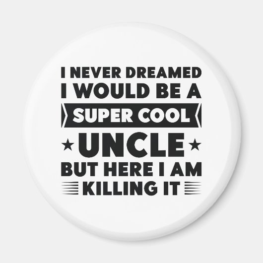 Super Cool oom Magneet (Voorkant)