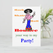 Super Cool Party-uitnodigingen Kaart (Staand voorkant)