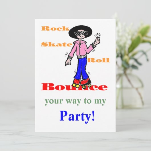 Super Cool Party-uitnodigingen Kaart (Staand voorkant)