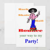 Super Cool Party-uitnodigingen Kaart (Voorkant / Achterkant)