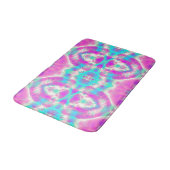 SUPER COOL Pink en Blue Abstract Patroon Badmat (Gekanteld)