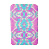 SUPER COOL Pink en Blue Abstract Patroon Badmat (Voorkant Verticaal)
