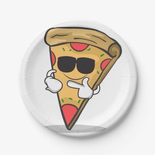 Super Cool Pizza Bord (Voorkant)