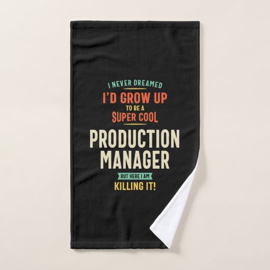 Super Cool Production Manager Handdoek (Handdoek)