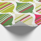 Super Cool Retro Mod Abstracte Ornamenten Cadeaupapier (Hoek)