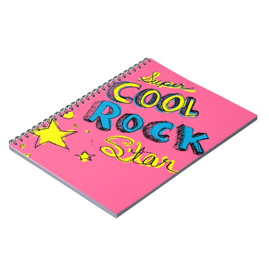 Super Cool Rock Star Notitieboek (Linkerzijde)
