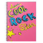 Super Cool Rock Star Notitieboek (Voorkant)