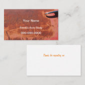 Super Cool Rusty Old Car-Visitekaartje Visitekaartje (Voorkant / Achterkant)