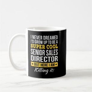 Super Cool Senior Sales Director T-Shirt Funny Gif Koffiemok