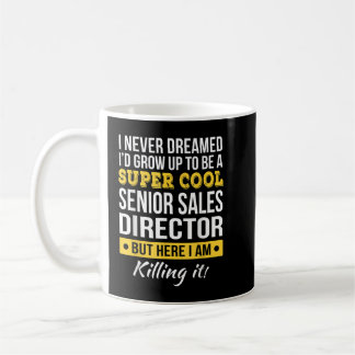 Super Cool Senior Sales Director T-Shirt Funny Gif Koffiemok