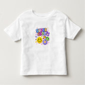 Super Cool Smiley Y2K Toddler T-Shirt (Voorkant)