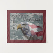 Super Cool Soldier - Combat Veteran Wandkleed (Voorkant (horizontaal))