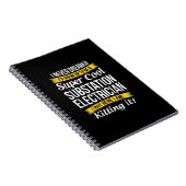 Super Cool Substation Electricia Funny Gift Notitieboek (Rechterzijde)