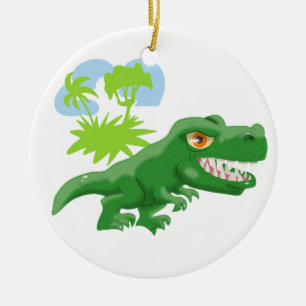 Super Cool T-Rex keramisch Ornament