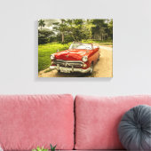 Super Cool Thunderbird Automobile Canvas Afdruk (Insitu (Woonkamer))
