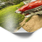 Super Cool  Thunderbird Automobile Foto Afdruk (Hoek)