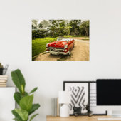 Super Cool Thunderbird Automobile Poster (Thuiskantoor)