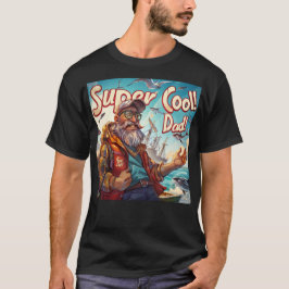 Super cool vader digitale kunst t-shirt