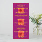 Super Cool Wedding-programma Programmakaart (Staand voorkant)