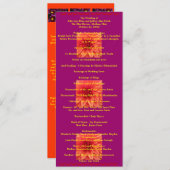 Super Cool Wedding-programma Programmakaart (Voorkant / Achterkant)