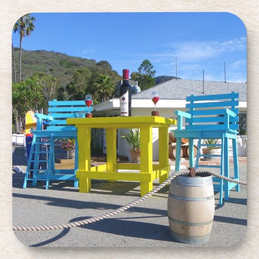 Super Cool Wine Joy Onderzetter! Drankjes Onderzetter (Voorkant)