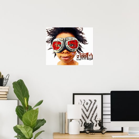 Super Cool Zoom Poster! Poster (Thuiskantoor)