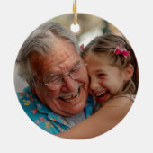 Super coole kleindochter die het doodt & aangepast keramisch ornament (Achterkant)