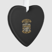 Super Coole Labrador Dame Hondenliefhebber Ornament (voorkant)