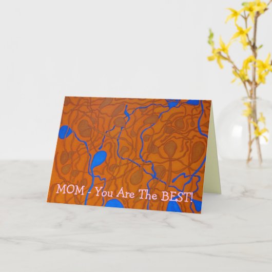 Super coole Moederdag Kaart! Kaart (Gele Bloem)