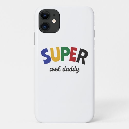 Super coole papa Case-Mate iPhone case (Achterkant)
