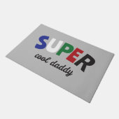 Super coole papa deurmat (Schuin)