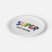 Super coole papa papieren bordje (Gekanteld)