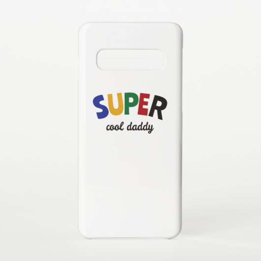 Super coole papa samsung galaxy hoesje (Achterkant)