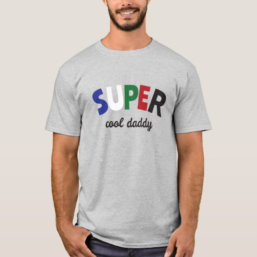 Super coole papa t-shirt (Voorkant)