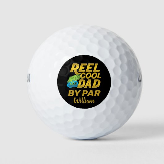 Super Coole Papa Vaderdag Persoonlijk Golfballen (Voorkant)