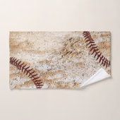 Super Coole Rustieke Baseball Handdoekenset Bad Handdoek (Handdoek)