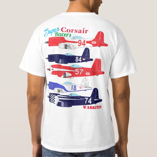Super Corsair Racers T-shirt (Achterkant)