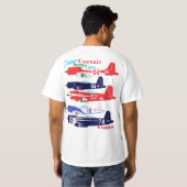 Super Corsair Racers T-shirt (Achterkant volledig)