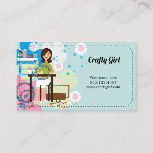 Super Cratigle Girl-Visitekaartjes Visitekaartje