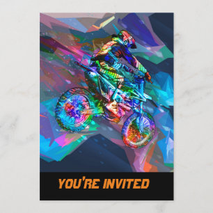 Super Crayon Colored Dirt Bike Downhill Kaart