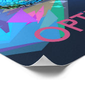 Super Crayon Colored Dirt Bike Downhill Poster (Hoek)