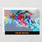 Super Crayon Colored Sprinters Kaart (Voorkant / Achterkant)