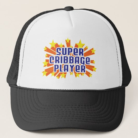 Super Cribbage Player Trucker Pet (Voorkant)