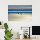 Super Cub over Ochlockonee Bay Poster (Thuiskantoor)