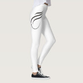 Super Cursief tattoo Leggings (Rechts)
