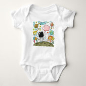 Super Cute Baby Astronaut Imagination Buitenspace Romper (Voorkant)